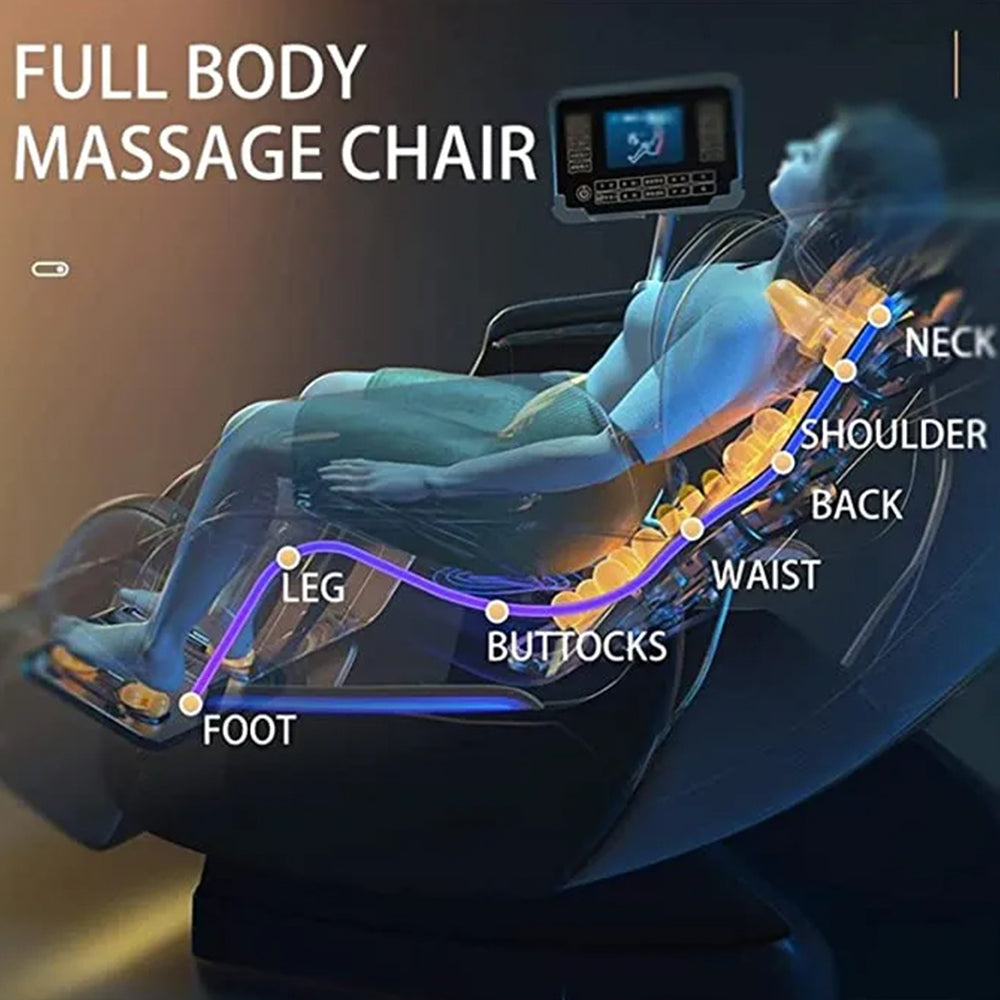 RELAXA M391 Full Body Electric Massage Chair with LED Remote Control