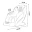 RELAXA L25 SL Track Electric Massage Chair with Zero Gravity - Green/BlackGrey/Brown