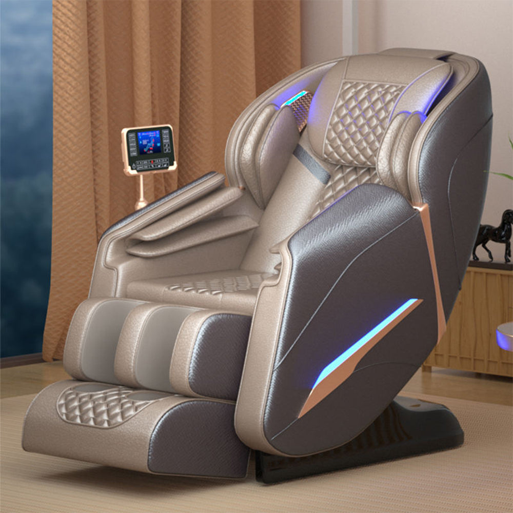 RELAXA L25 SL Track Electric Massage Chair with Zero Gravity - Green/BlackGrey/Brown