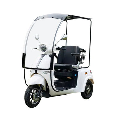ROLLUX E3 800W  Motor Lithium battery 3 Wheel Mobile Scooter-White