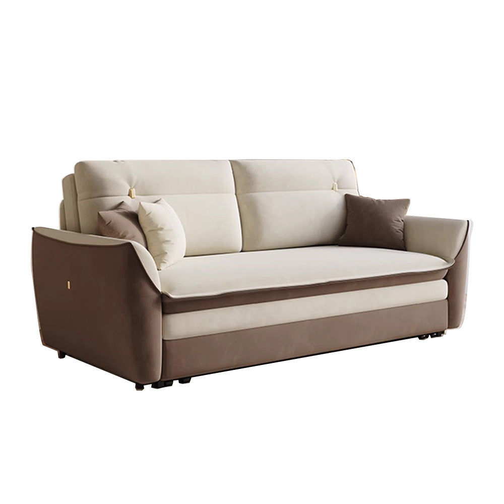 LUXORA 130-210cm Telescopic Storage Sofa Folding Sofa Bed