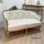 LIVARA Two-seater Solid Wood Sofa w/Cushion