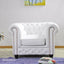 LIVARA 105/ 155/ 210CM PU Leather Sofa -White