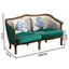 LIVARA Two-seater Solid Wood Sofa w/Cushion