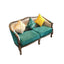 LIVARA Two-seater Solid Wood Sofa w/Cushion