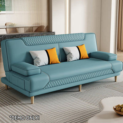 LIVARA 150/ 180/ 200cm Multifunctional Sofa Bed Solid Wood Legs