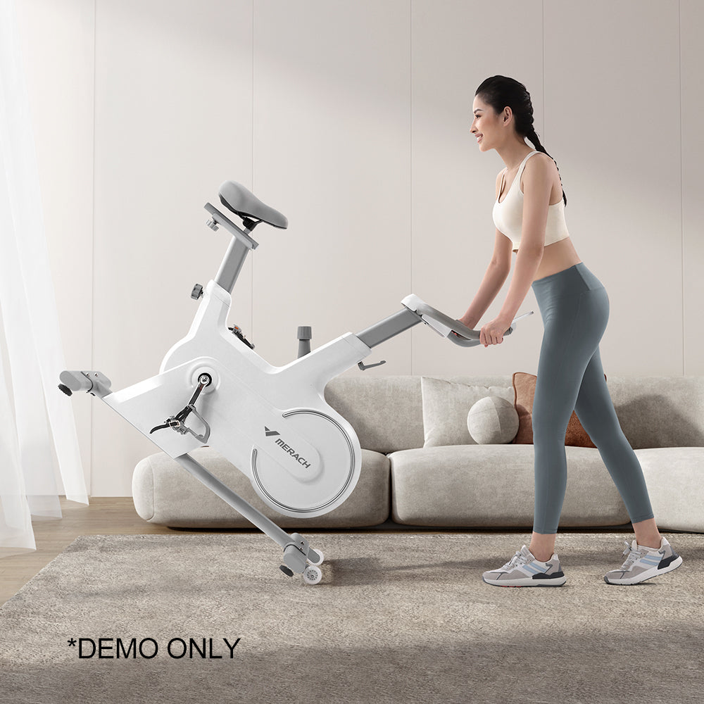 FITPRO MR667 6 KG Flywheel Spin Bike Home Gym Train - White