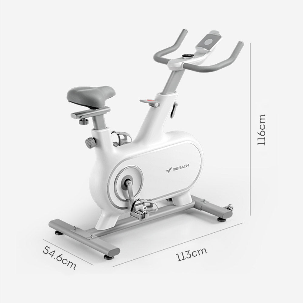 FITPRO MRS06 6KG Flywheel Spin Bike Home Gym Train - White