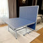 DOUBLE HAPPINESS Premium 13mm Indoor Black&Blue Foldable Solo Play Table Tennis Pingpong Table - Bats Balls Net