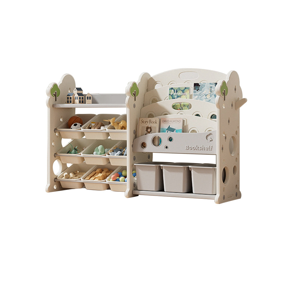 LIVARA Multifunctional Toy Storage Rack Bookshelf