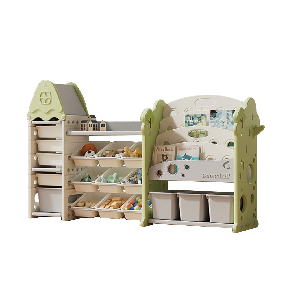 LIVARA Multifunctional Toy Storage Rack Bookshelf