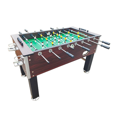 KICKSY 5FT Foosball Soccer Table With Solid Steel Rods Coffee Frame