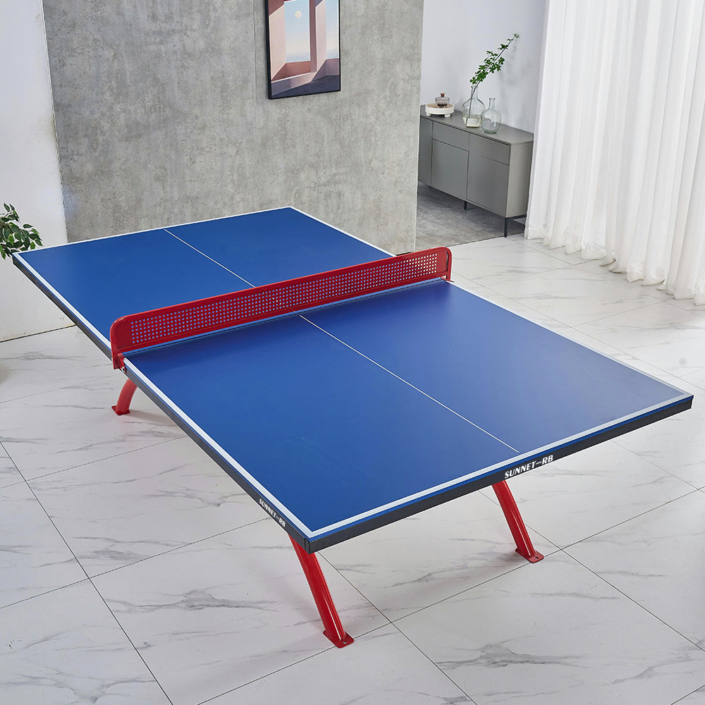 SUNNET PRO Size Upgraded Version Rainbow/Arc Frame Heavy Duty Outdoor Table Tennis/Ping Pong Table