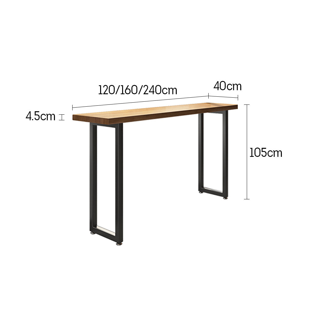 LIVARA 120/ 160/ 240/ 300CM Length Table/Bar Stool Solid Wood Tabletop