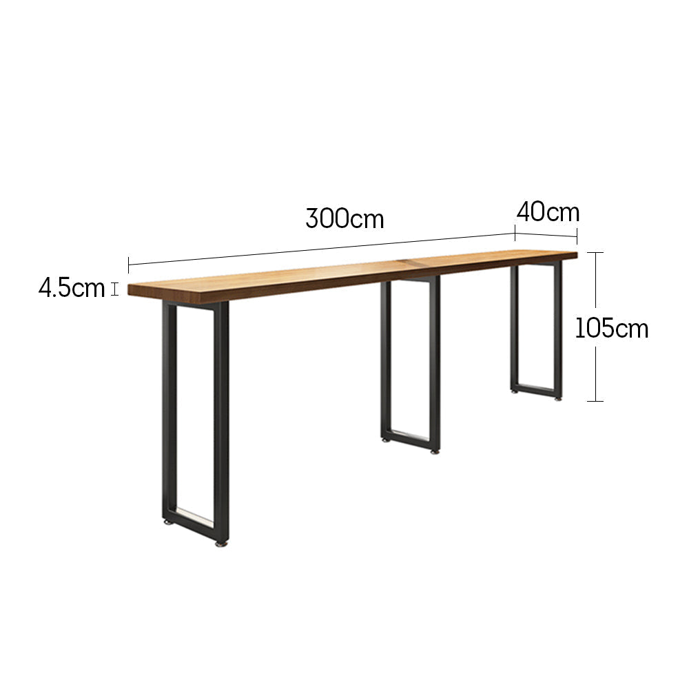 LIVARA 120/ 160/ 240/ 300CM Length Table/Bar Stool Solid Wood Tabletop