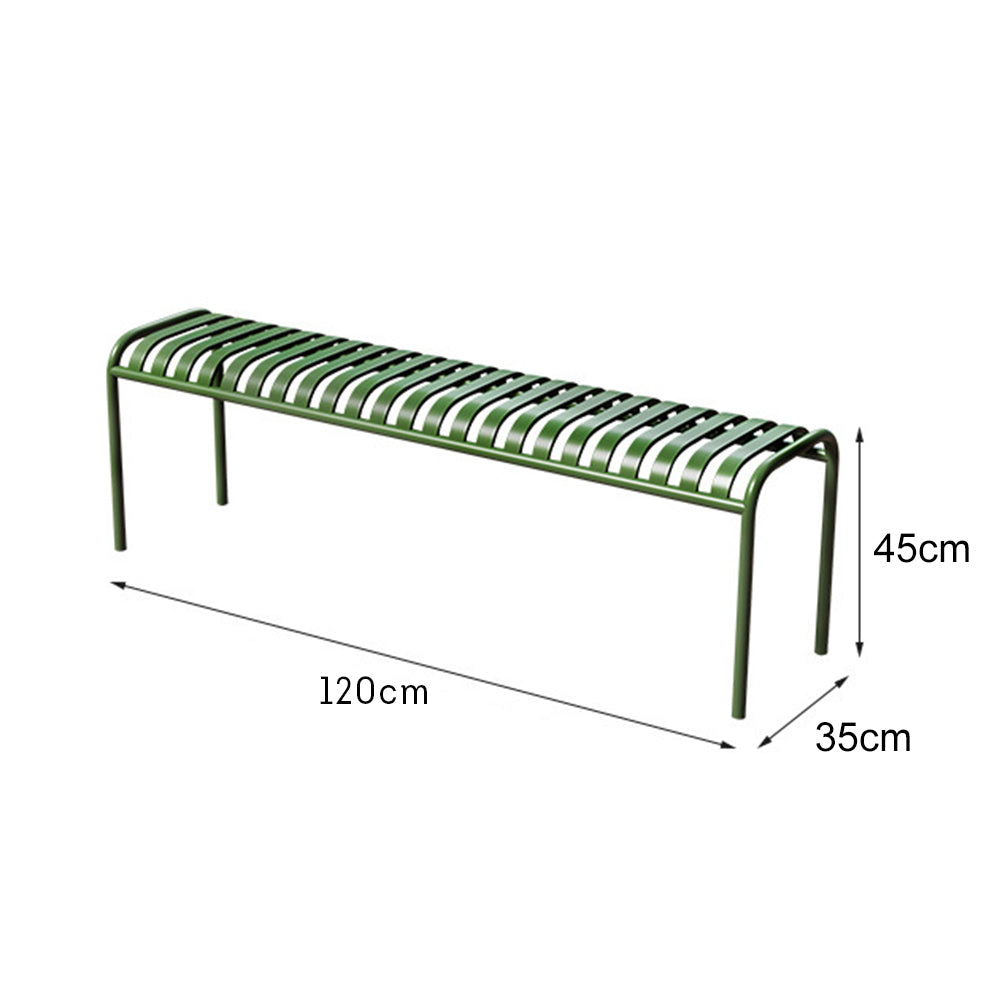 SOLARA Outdoor Iron Table/Bench/Chair/Sofa/Bar Stool - Green