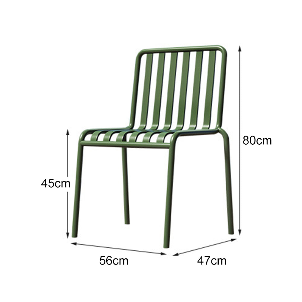 SOLARA Outdoor Iron Table/Bench/Chair/Sofa/Bar Stool - Green