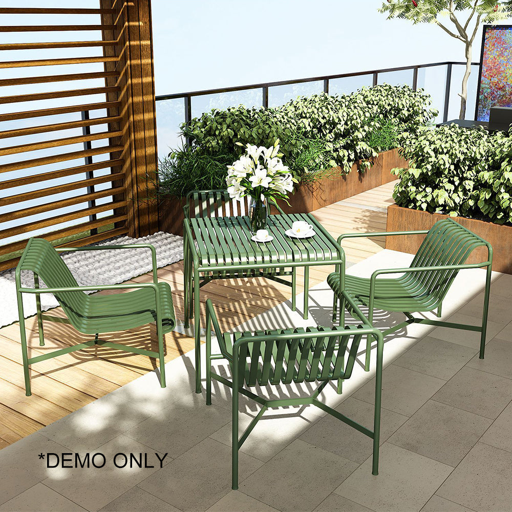 SOLARA Outdoor Iron Table/Bench/Chair/Sofa/Bar Stool - Green