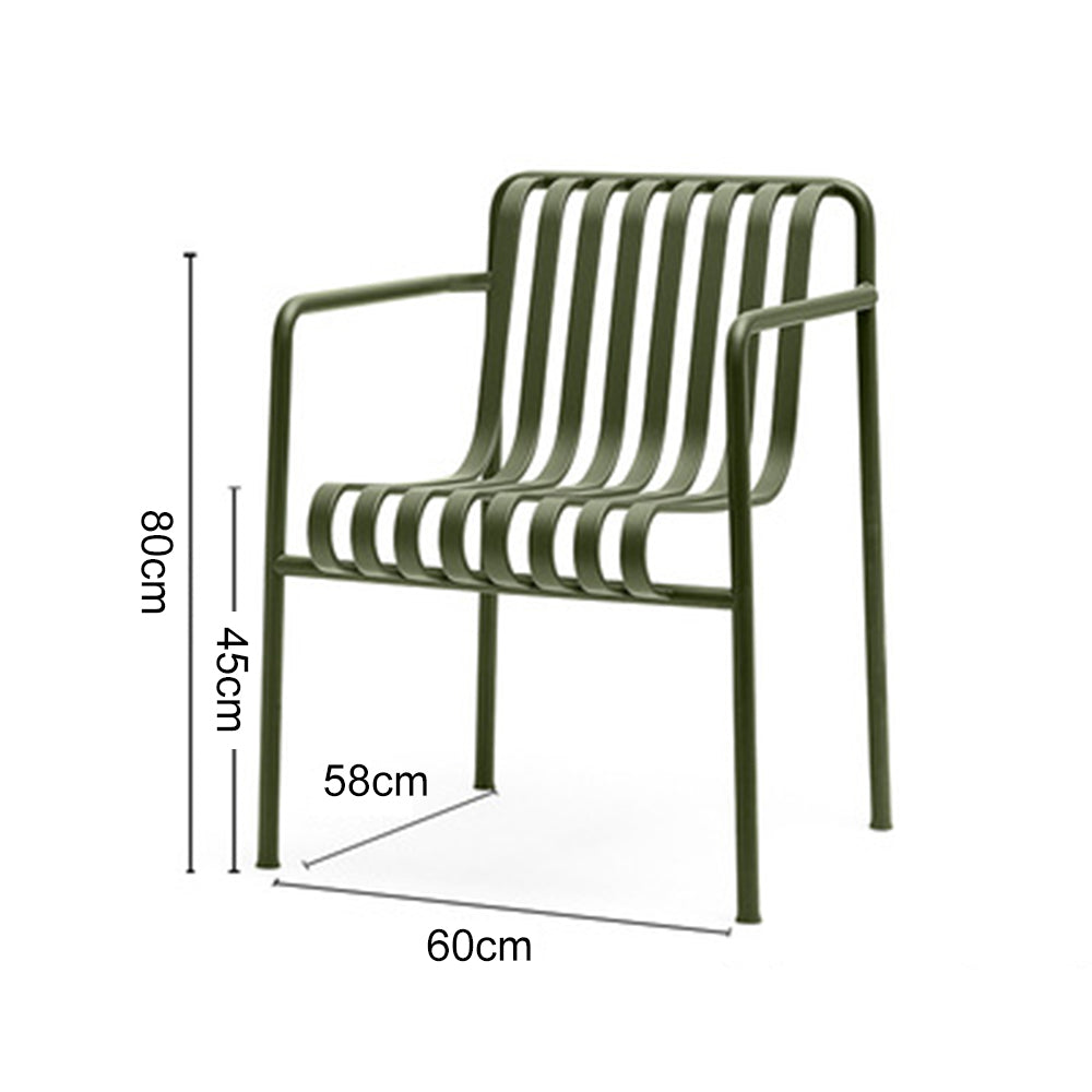 SOLARA Outdoor Iron Table/Bench/Chair/Sofa/Bar Stool - Green