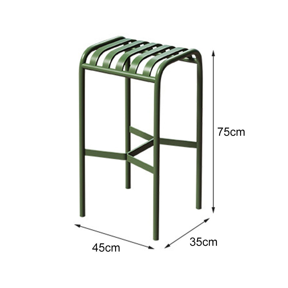 SOLARA Outdoor Iron Table/Bench/Chair/Sofa/Bar Stool - Green