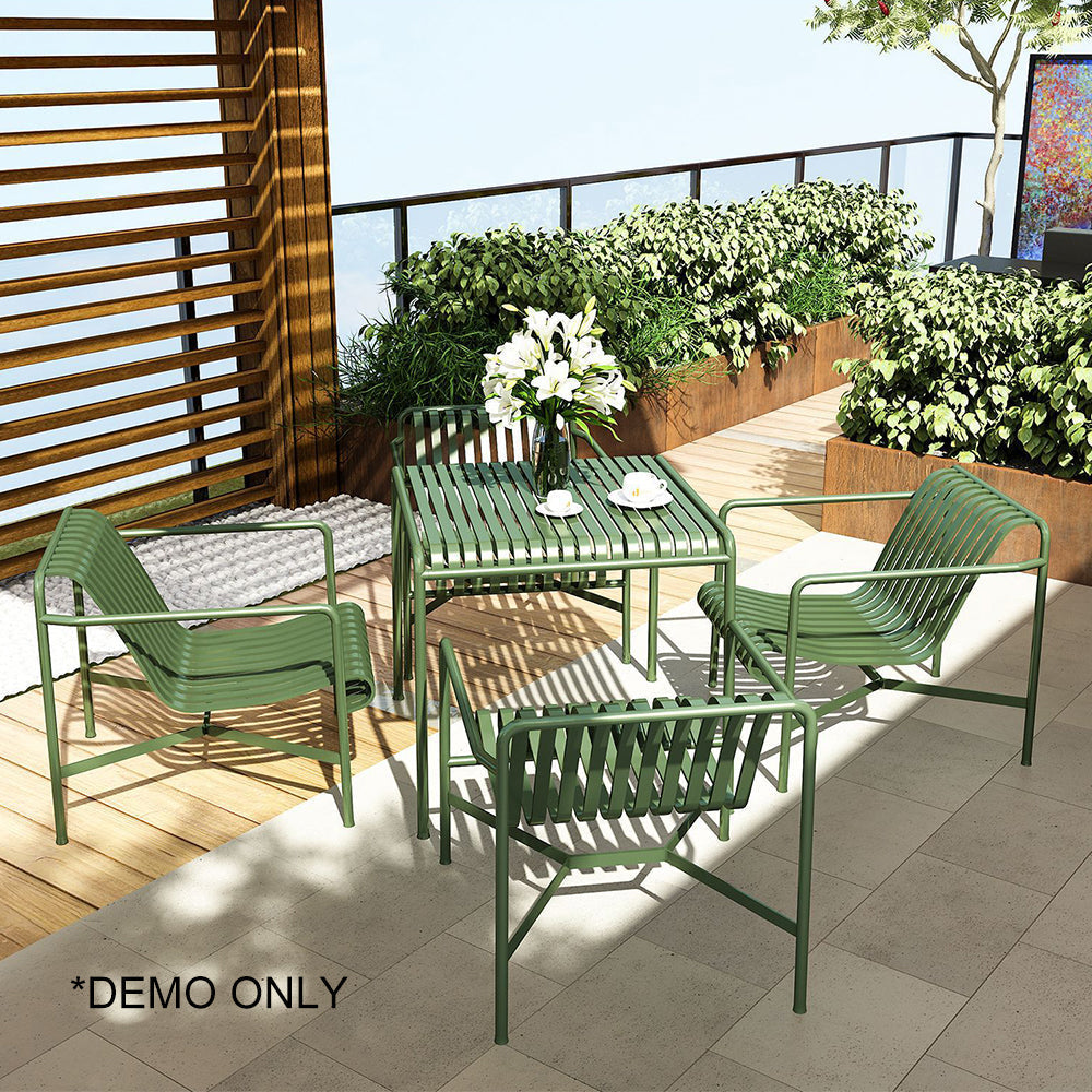 SOLARA Outdoor Iron Table/Bench/Chair/Sofa/Bar Stool - Green