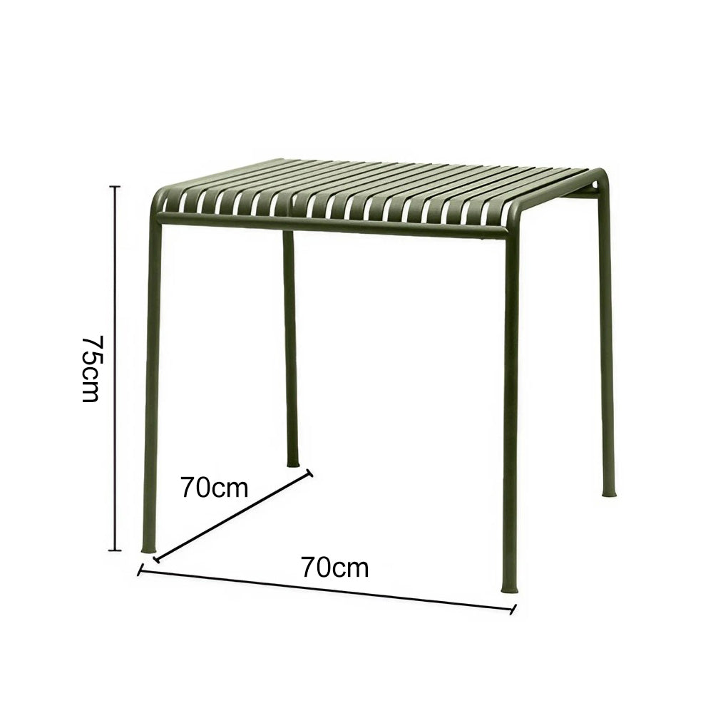 SOLARA Outdoor Iron Table/Bench/Chair/Sofa/Bar Stool - Green