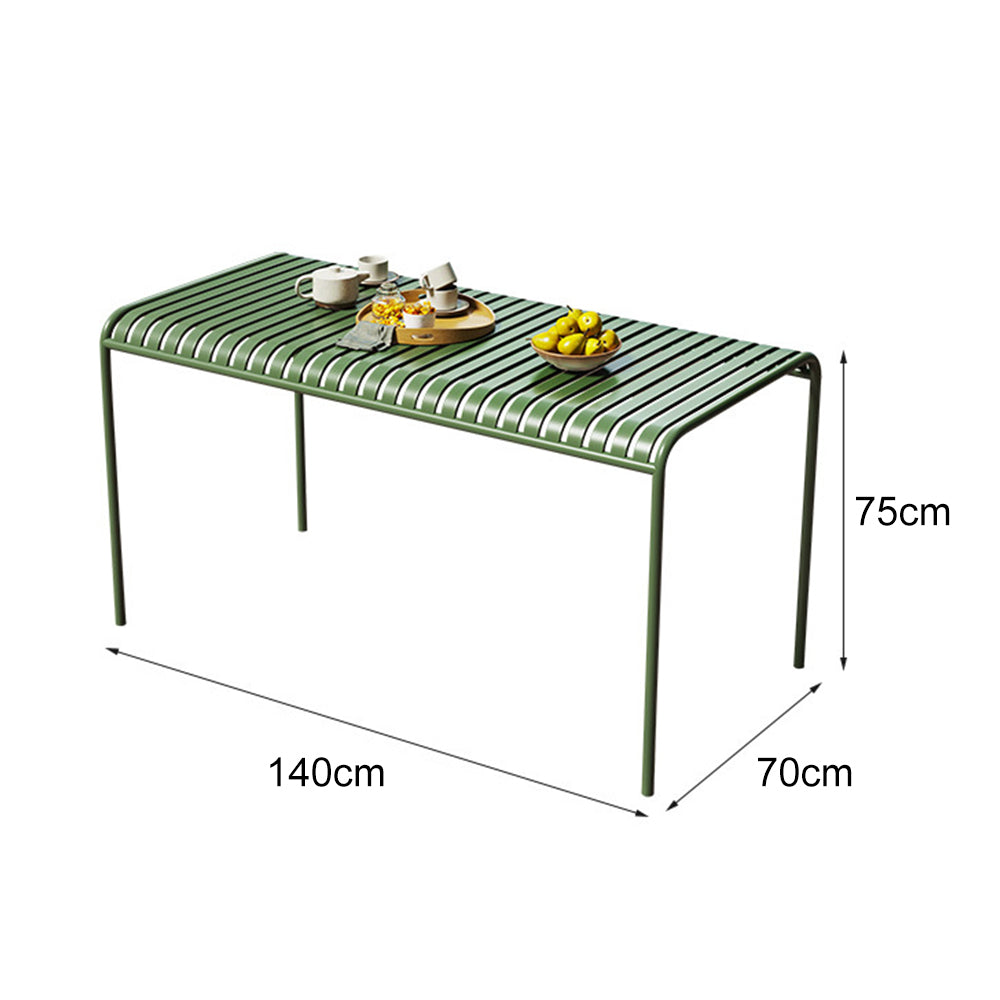 SOLARA Outdoor Iron Table/Bench/Chair/Sofa/Bar Stool - Green