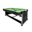 VERSA 4-IN-1 7Ft Convertible Table Air Hockey, Pool Billiards, Dining, and Table Tennis for Billiard Game Rooms with Free Accessories - Green Felt