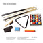 CUETIQ 6FT 3-IN-1 MDF Foldable Billiard Table Pool Table, Table Tennis Table and Dining Table